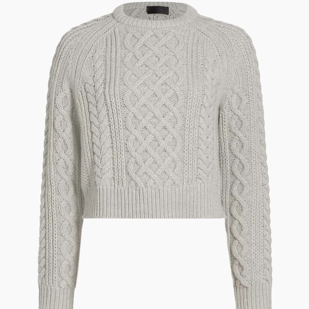 NILI LOTAN Coras Wool Cable-Knit Sweater - Picture 2 of 12